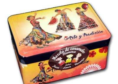Caja bailarinas flamenco con caramelos