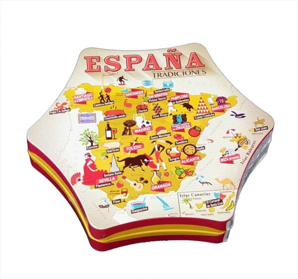 Caja souvenir Mapa España