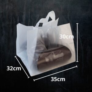 Bolsa plastica tartas 35x32x30cm