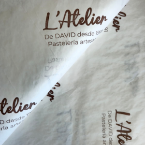 Papel de pastelería personalizado