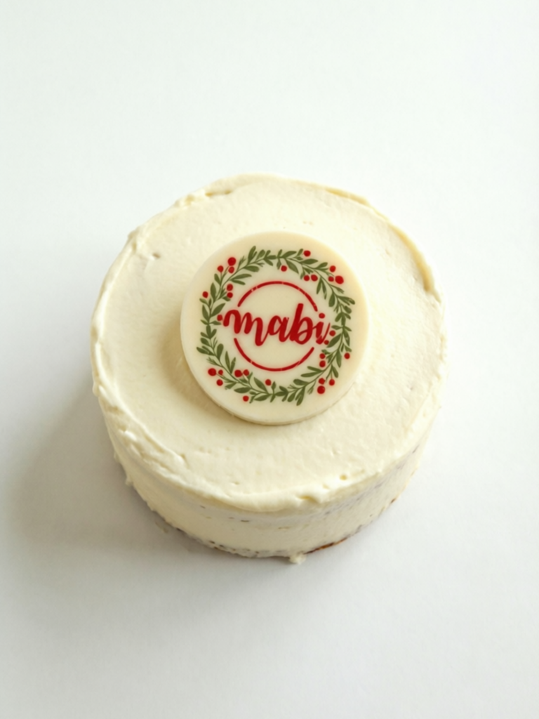 plaquita de chocolate blanco personalizada